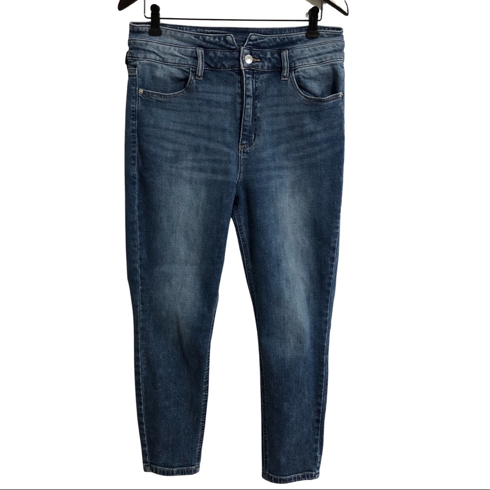 DYNDNM Kate, high rise, ankle jeans.